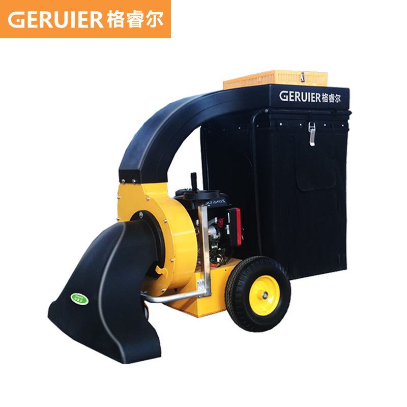 格睿尔（GERUIER）手扶自走式吸叶机园林绿化燃油款树叶收集器市政环卫落叶清扫机 吸叶机GXY73